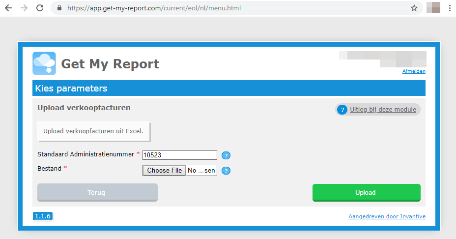 Upload Excel with sales orders into Exact Online