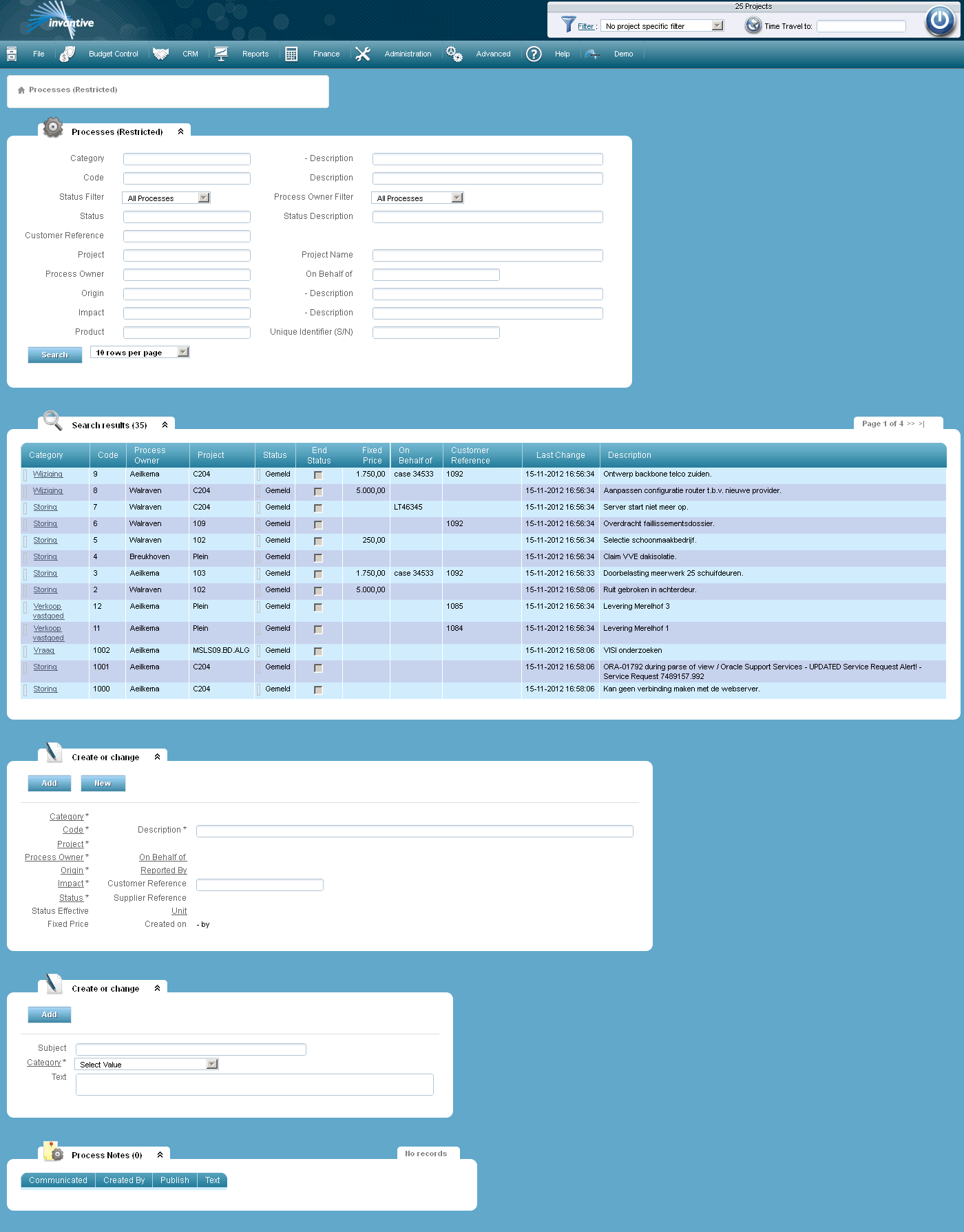 Tasks Restricted Screen