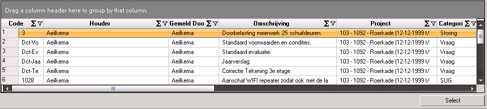 Outlook Add-in Column Width Change result