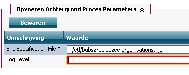 Screen web frontend Reeleezee interface: File with Relations parameters