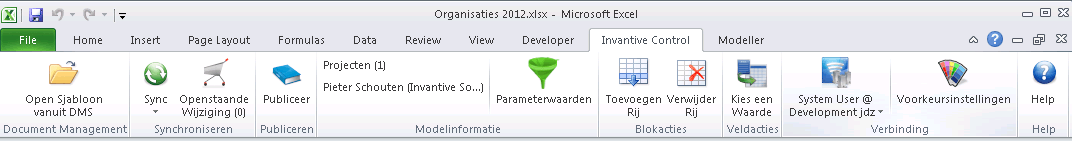 Invantive Control Lint voor Rekenmodel Gebruikers