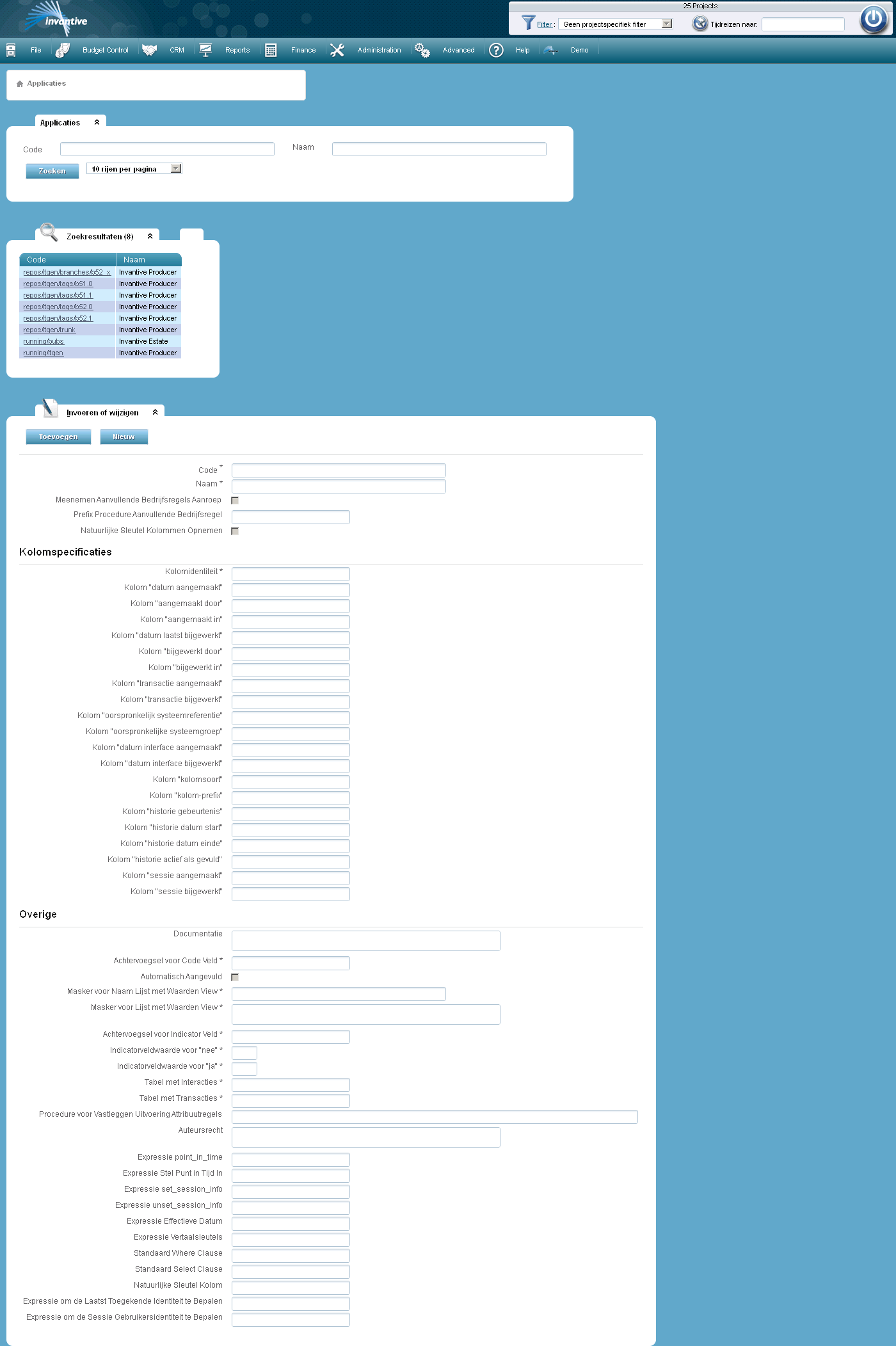 Scherm Applicaties