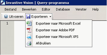 Query Tool Exporteren