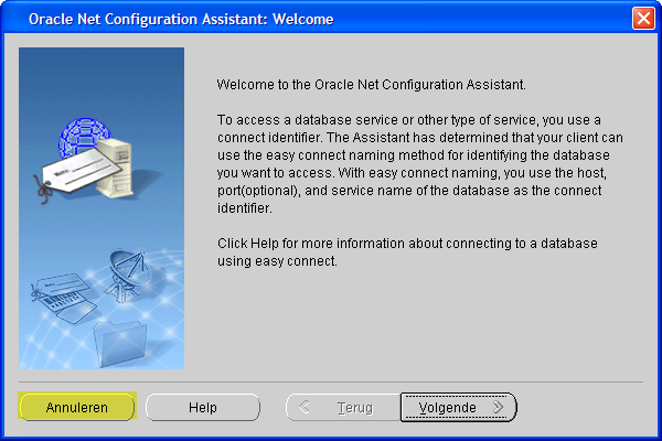 Installation Oracle Client: skip tnsnames.ora configuration